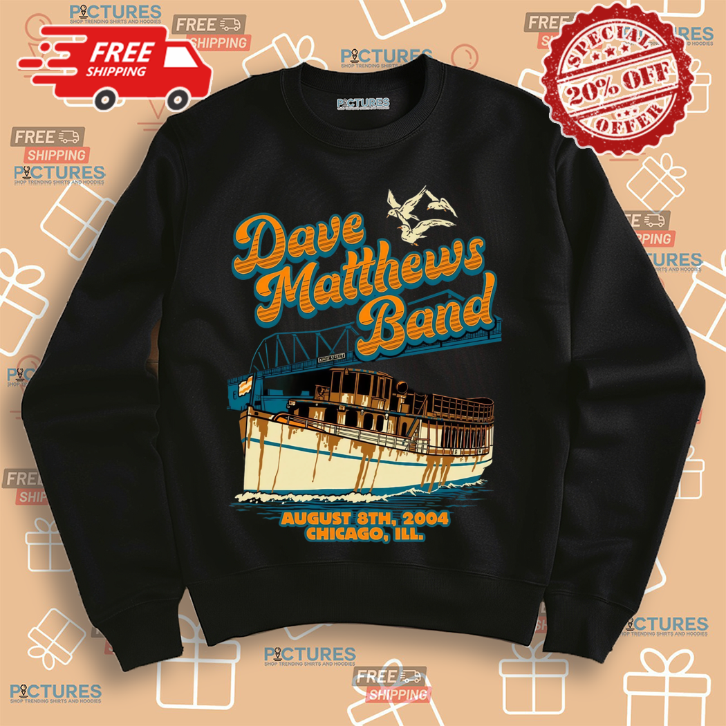 Dave Matthews Band Kinzie Street August 8th 2004 Chicago ILL Shirt Dave Matthews Band Kinzie Street August 8th 2004 Chicago ILL Shirt