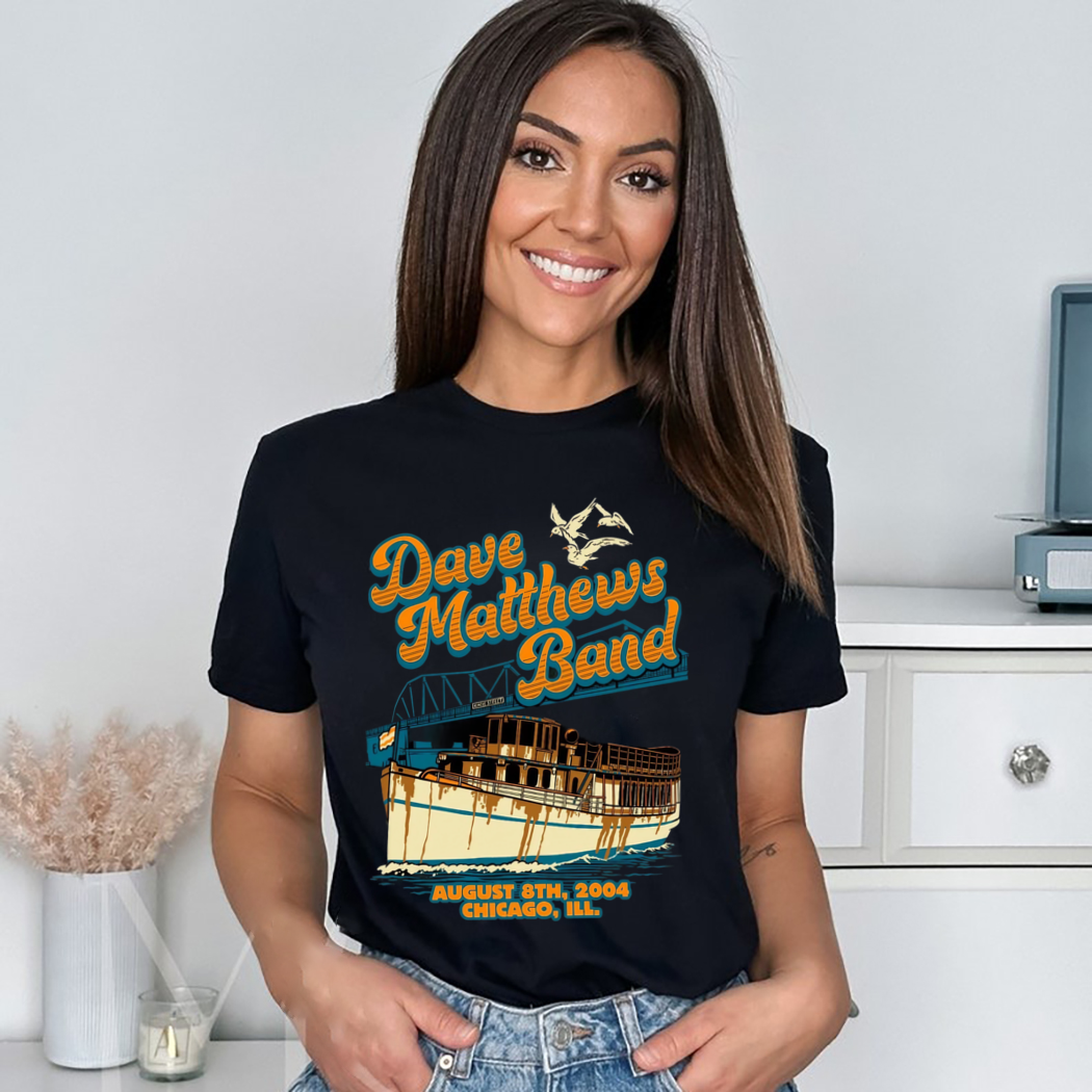 Dave Matthews Band Kinzie Street August 8th 2004 Chicago ILL Shirt Dave Matthews Band Kinzie Street August 8th 2004 Chicago ILL Shirt