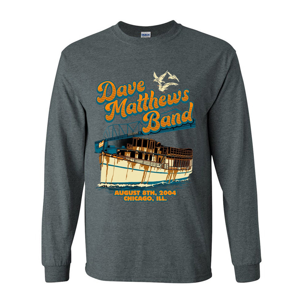 Dave Matthews Band Kinzie Street August 8th 2004 Chicago ILL Shirt Dave Matthews Band Kinzie Street August 8th 2004 Chicago ILL Shirt