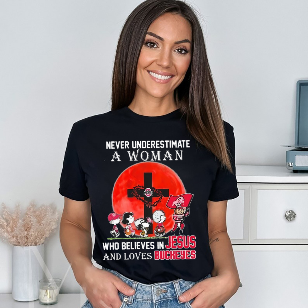 Christian Brown Never Underestimate A Woman Who Believes In Jesus And Loves Ohio State Buckeyes Shirt Christian Brown Never Underestimate A Woman Who Believes In Jesus And Loves Ohio State Buckeyes Shirt