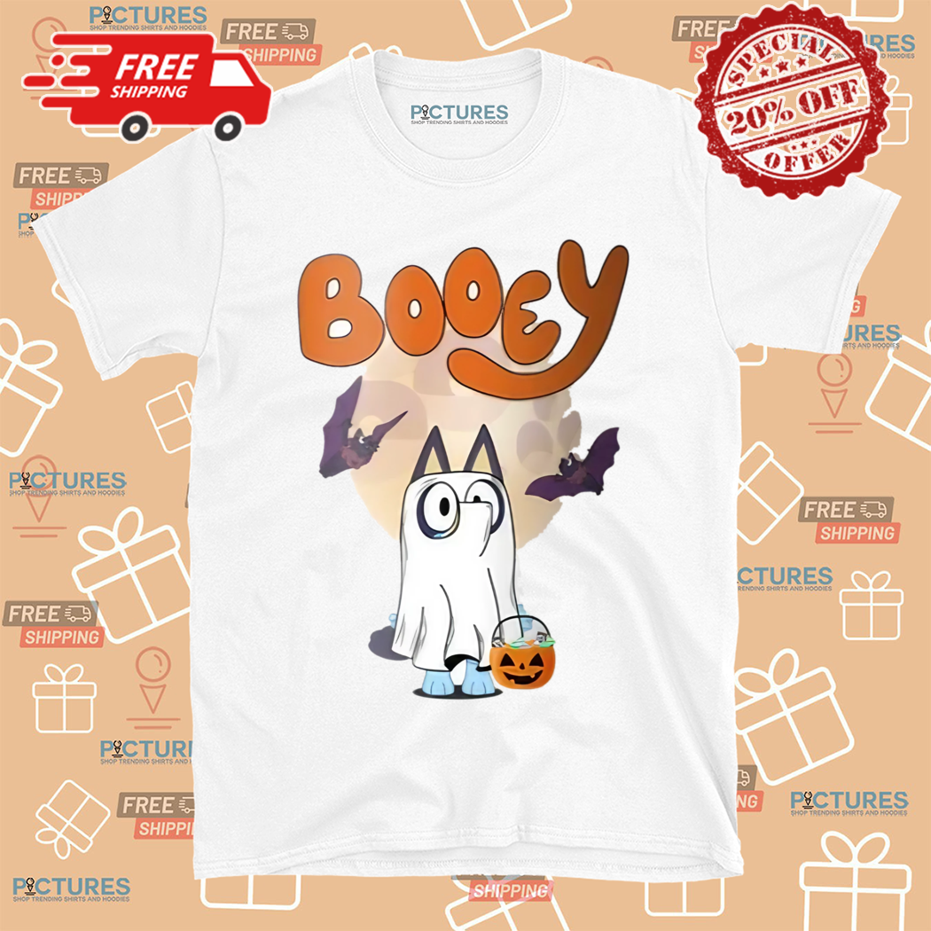 Bluey Booey Halloween Ghost 2024 Shirt