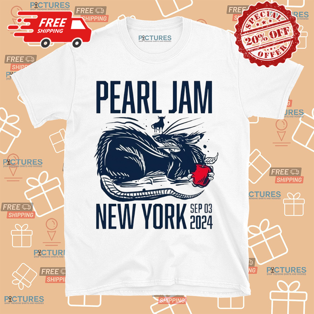 Pearl Jam New York September 03 2024 Tour Shirt
