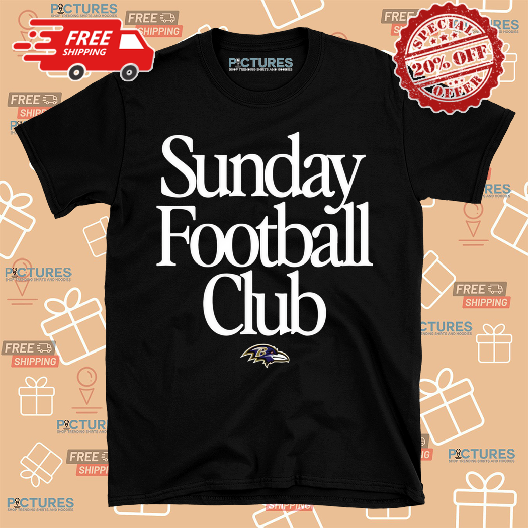 Baltimore Ravens Sunday Football Club Heavyweight Shirt