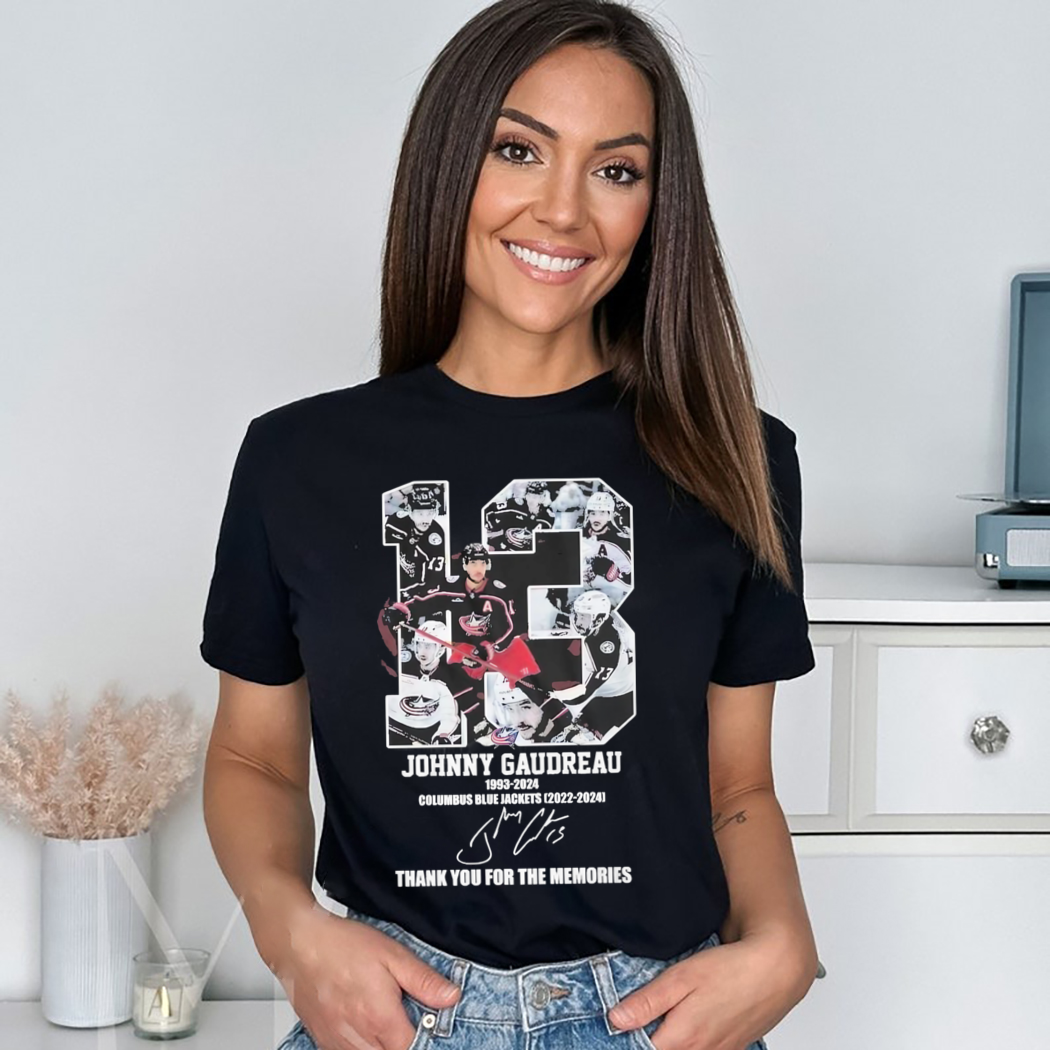 Johnny Gaudreau 1993 2024 Columbus Blue Jackets Thank You For The Memories Shirt Johnny Gaudreau 1993 2024 Columbus Blue Jackets Thank You For The Memories Shirt