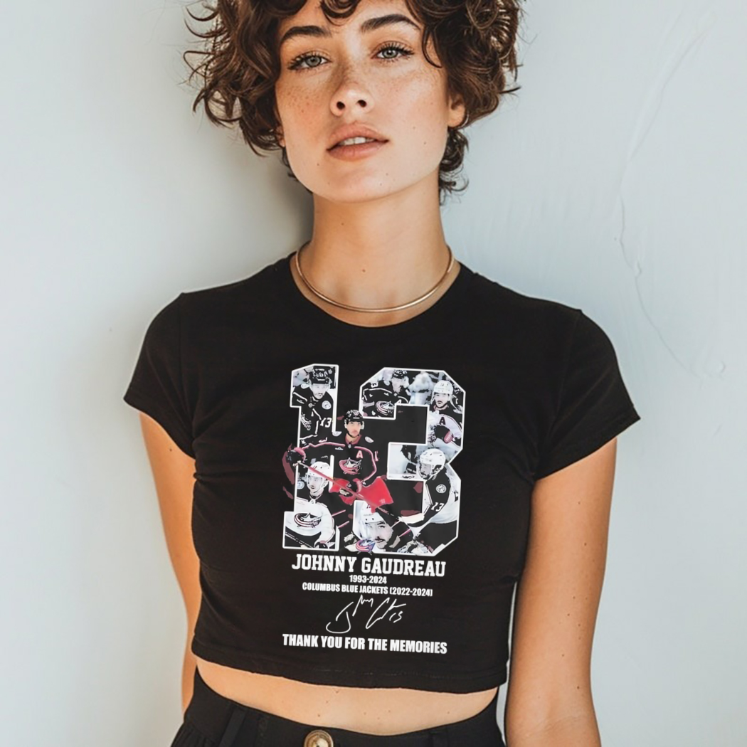 Johnny Gaudreau 1993 2024 Columbus Blue Jackets Thank You For The Memories Shirt Johnny Gaudreau 1993 2024 Columbus Blue Jackets Thank You For The Memories Shirt