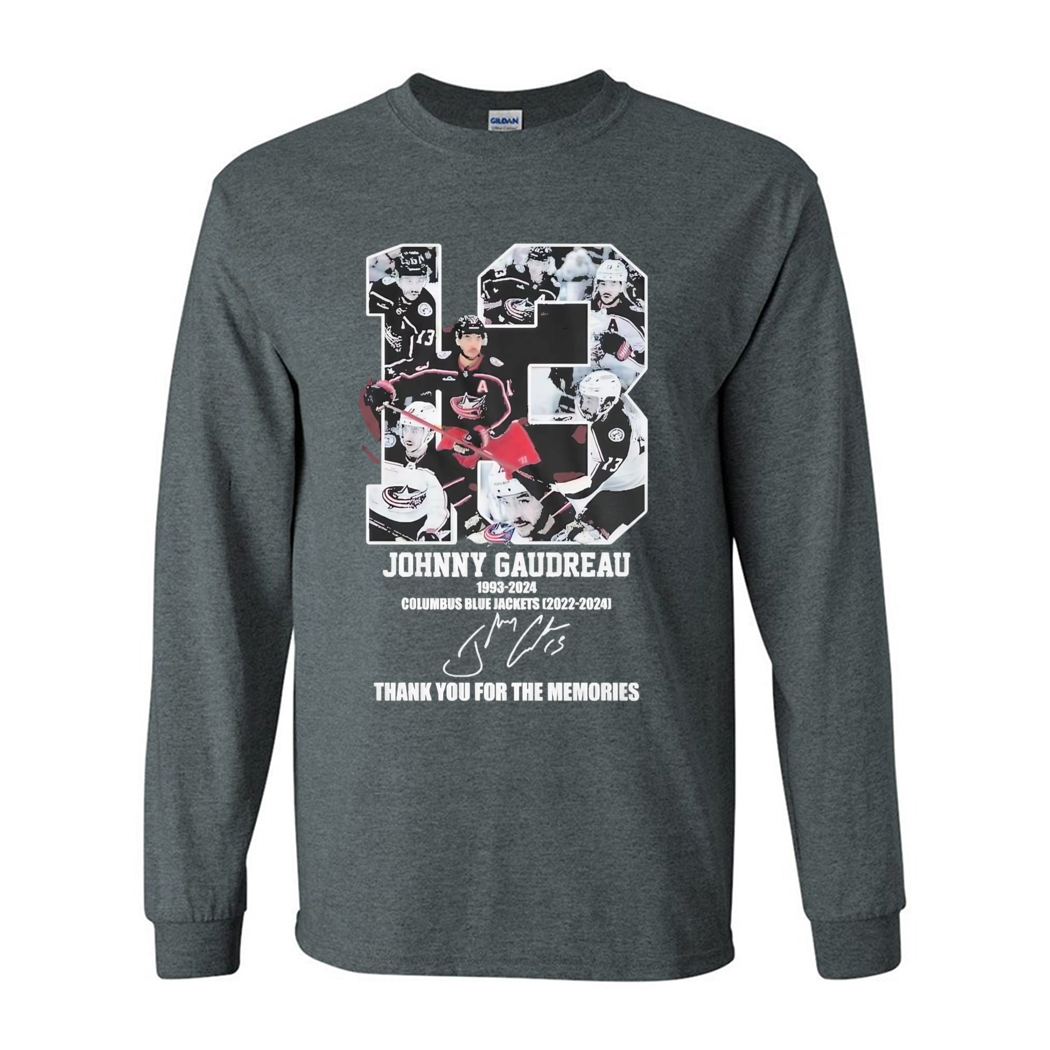 Johnny Gaudreau 1993 2024 Columbus Blue Jackets Thank You For The Memories Shirt Johnny Gaudreau 1993 2024 Columbus Blue Jackets Thank You For The Memories Shirt