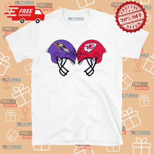 Ravens Vs Chiefs Helmet Smashing 2024 Shirt