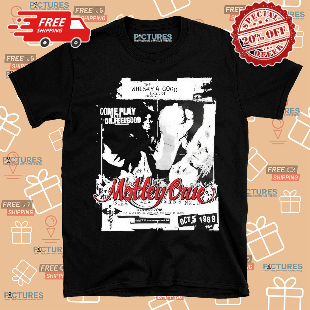 Motley Crue Whisky Handbill Shirt