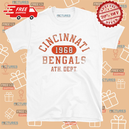 Cincinnati Bengals 1968 Athletic Dept Club Shirt