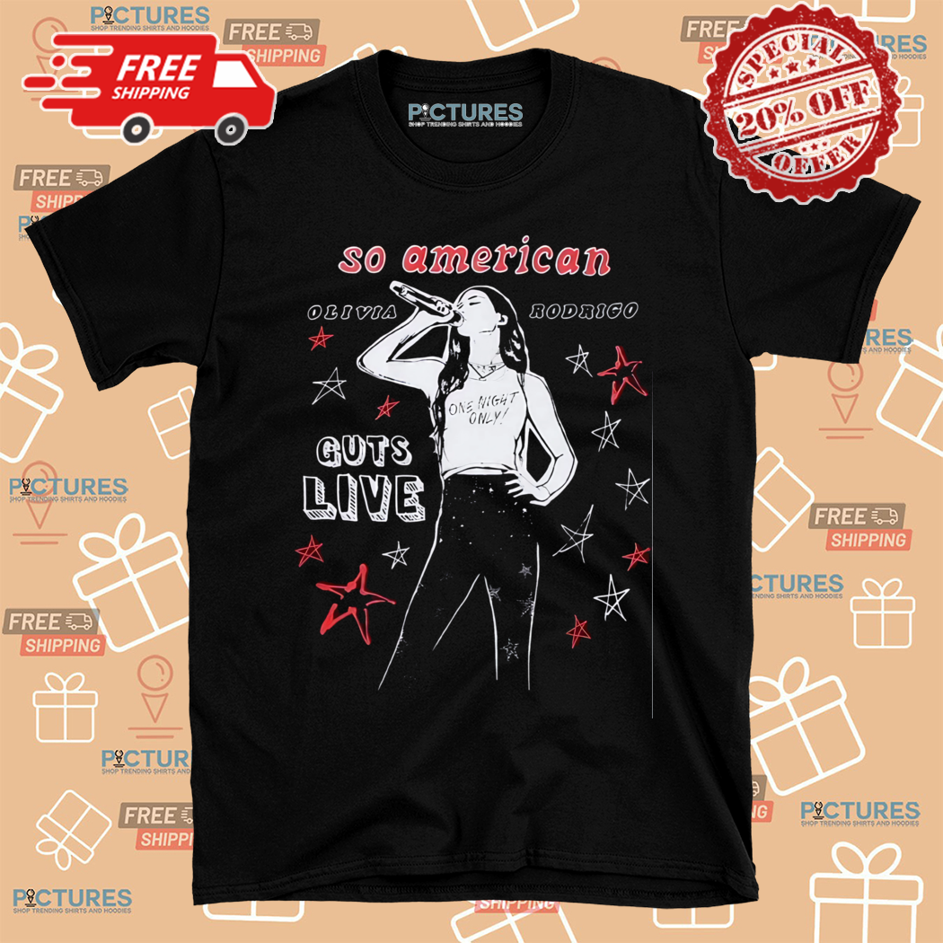 Olivia Rodrigo So American Gut Live One Night Only Shirt
