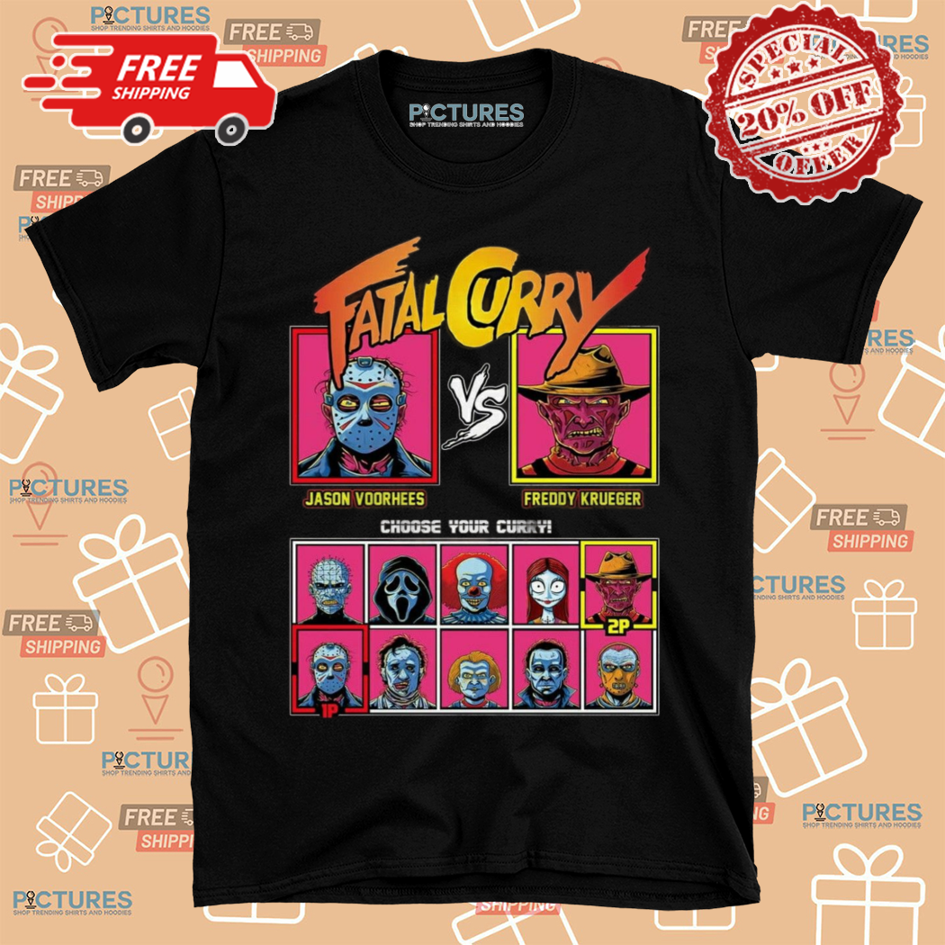 Fatal Curry Jason Voorhees Vs Freddy Krueger Choose Your Curry Shirt