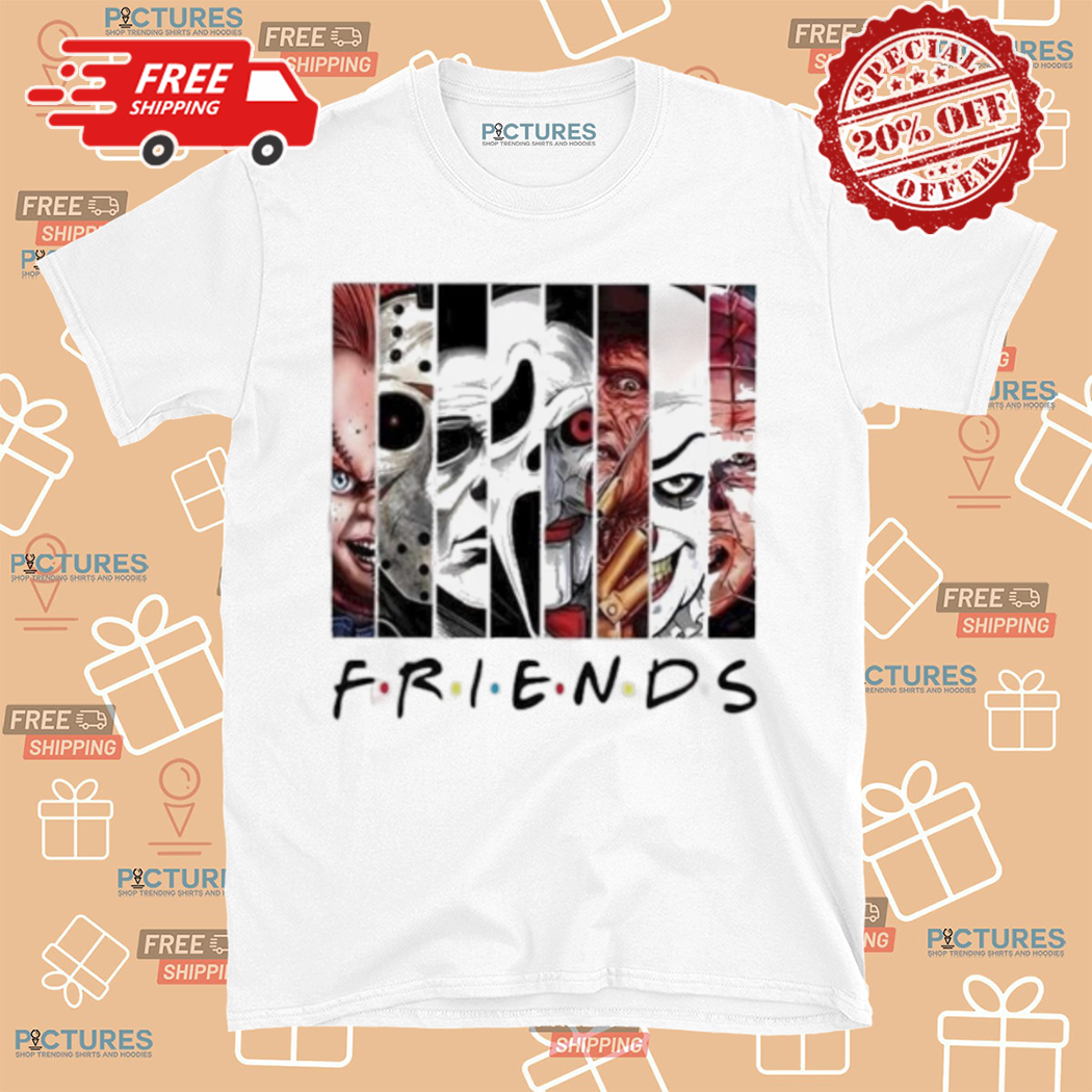 Horror Characters Friends Scary Movies Halloween Shirt