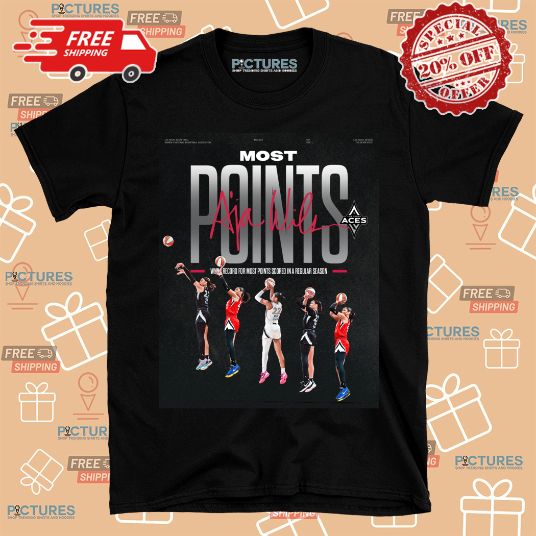 Aja Wilson Most Points WNBA Record For Most Points Scored In A Regular Season Shirt