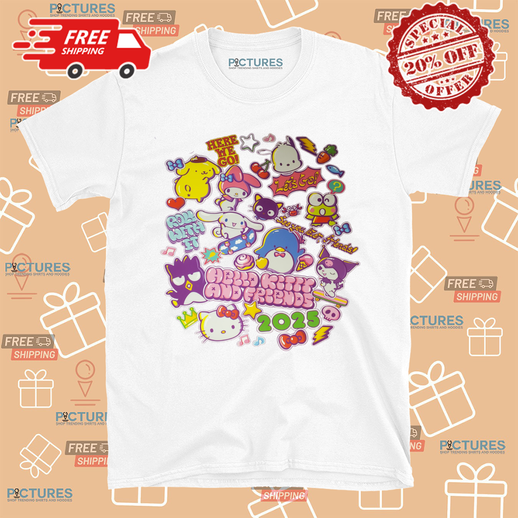 Hello Kitty An Friends 2025 Stickers Shirt