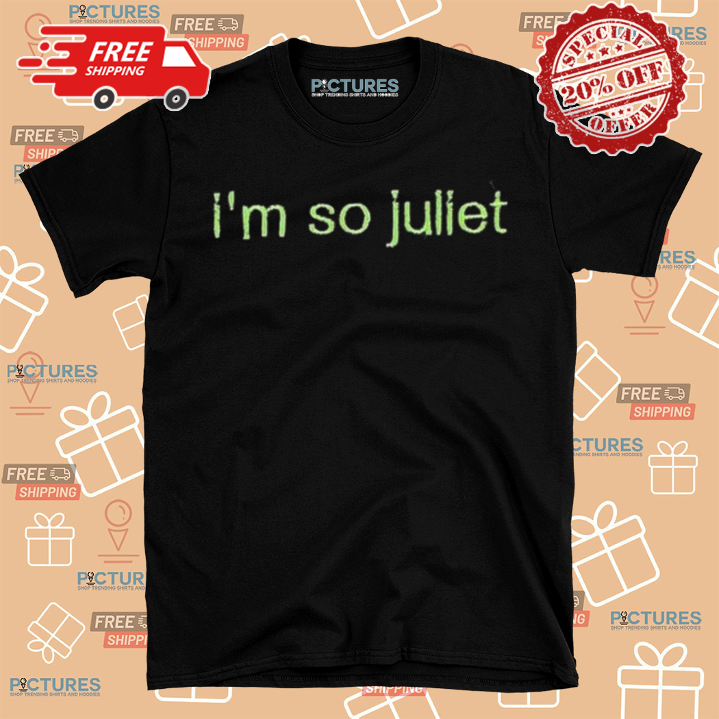 Rachel Zegler Wearing I Am So Juliet Shirt