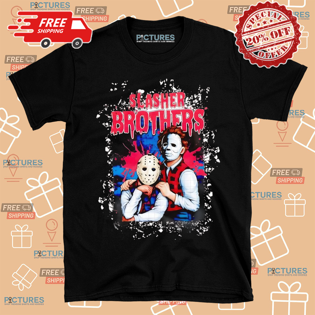 Jason Voorhees And Michael Myers Slasher Brothers Halloween 2024 Shirt