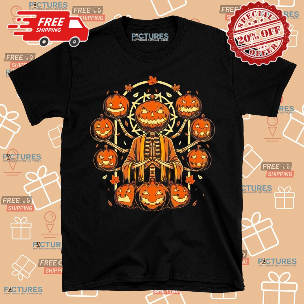 Creepy Pumpkin God Autumn Halloween 2024 Shirt