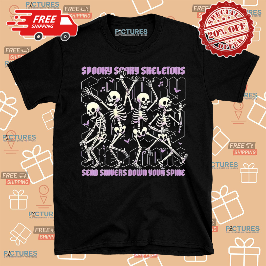 Spooky Skeletons Send Shivers Down Your Spine Halloween Shirt