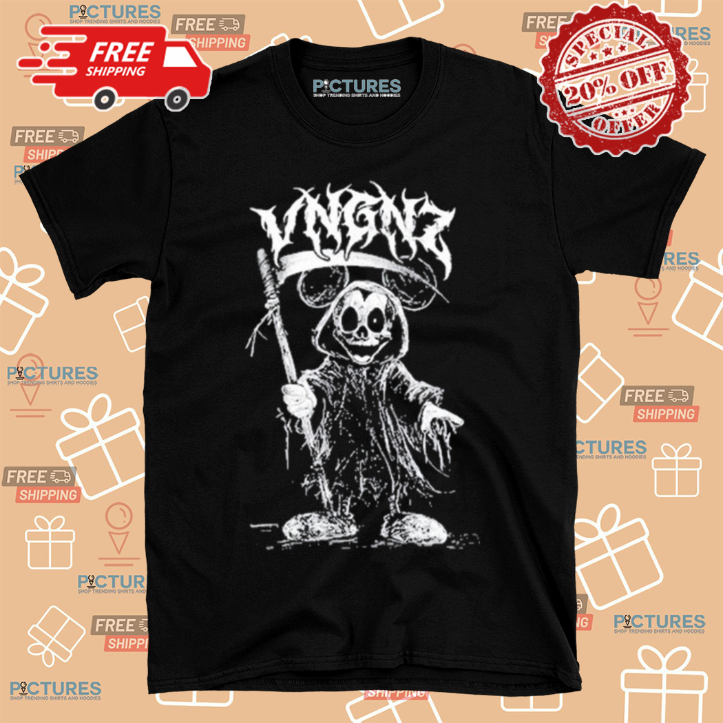 Vngnz Mickey Grim Skeleton Shirt
