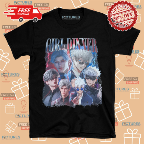 Girl Dinner Vintage Bootleg 2024 Shirt