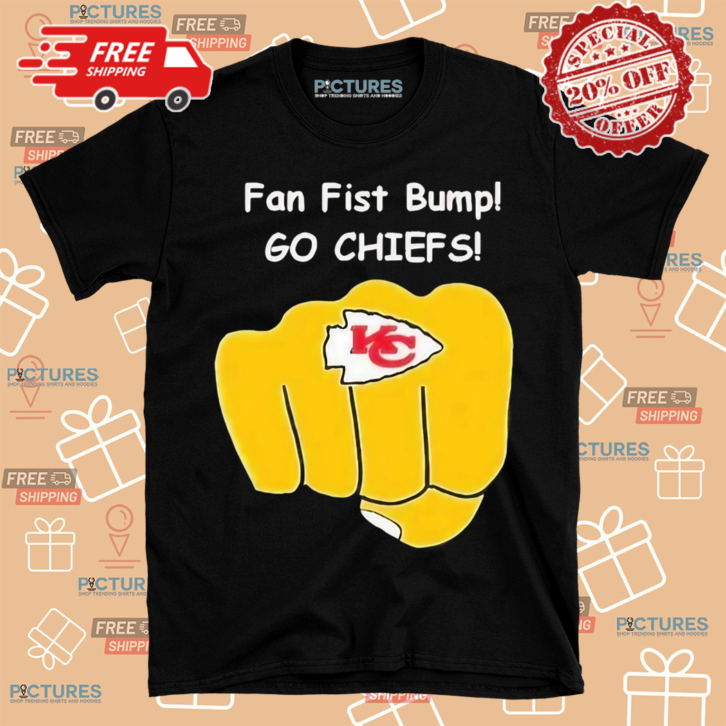 Fan Fist Bump Go Kansas City Chiefs Logo Shirt