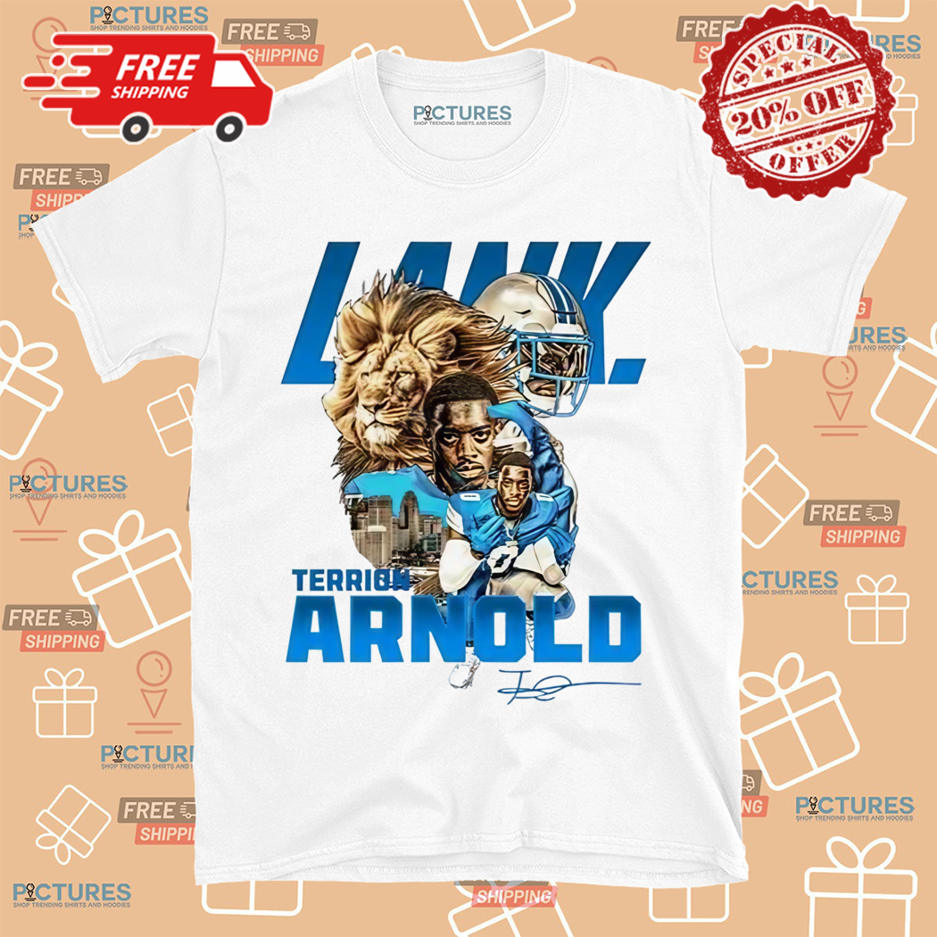 Lank and Terrion Arnold Detroit Lions Signature Shirt