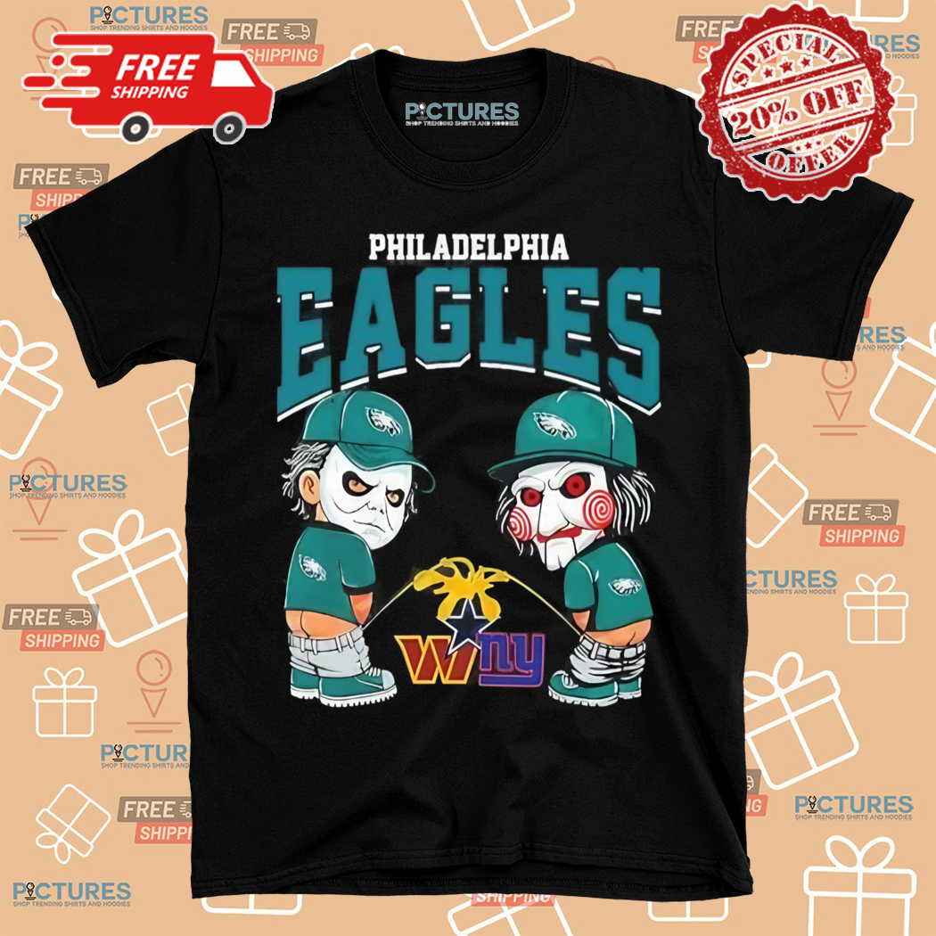 Michael Myers And Billy The Puppet X Philadelphia Eagles Shirt