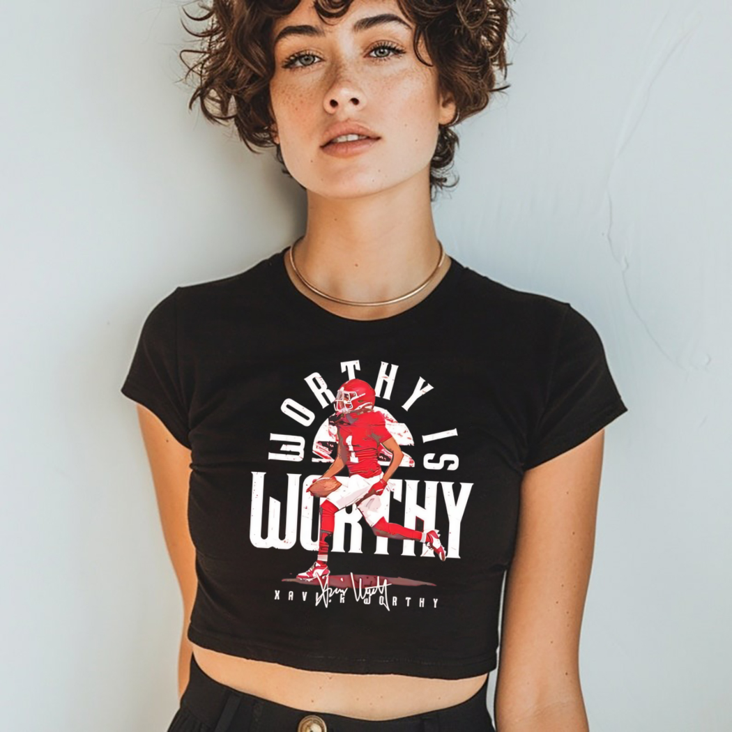 Worthy Is Worthy Xavier Worthy Kansas City Chiefs Signature Shirt Worthy Is Worthy Xavier Worthy Kansas City Chiefs Signature Shirt