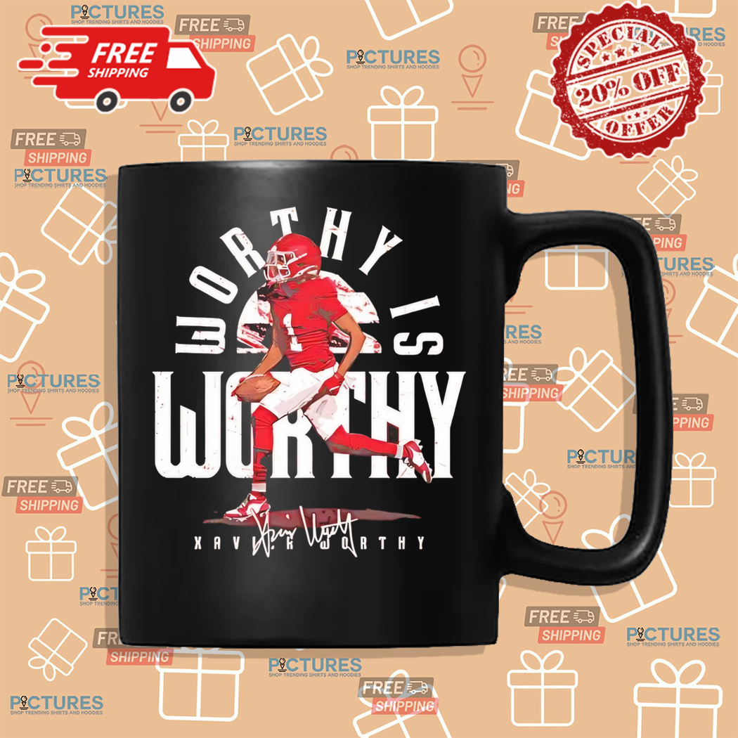 Worthy Is Worthy Xavier Worthy Kansas City Chiefs Signature Shirt Worthy Is Worthy Xavier Worthy Kansas City Chiefs Signature Shirt