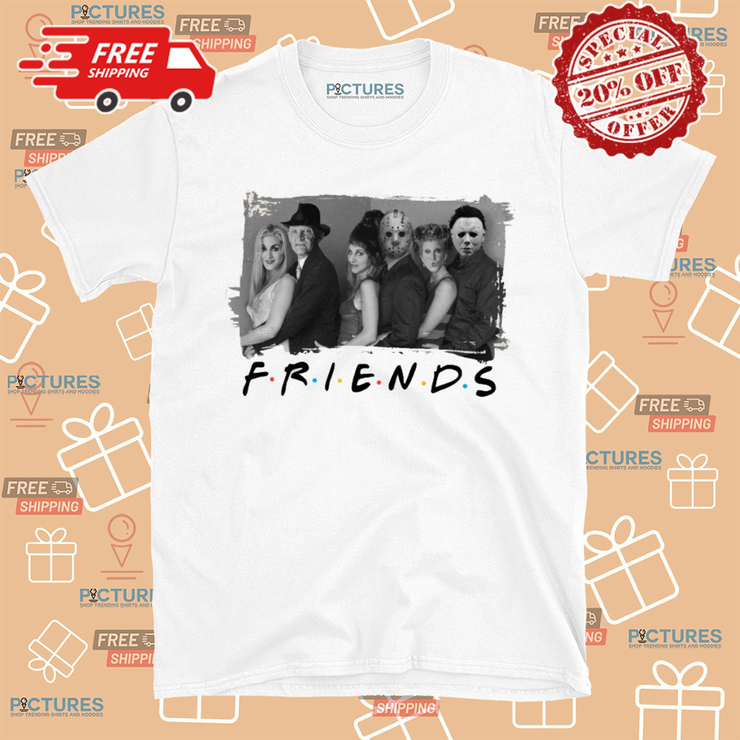 Horror Characters And Hocus Pocus Witches Friends Halloween Shirt