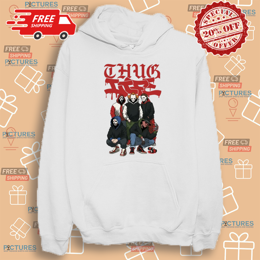 Thug Life Halloween Horror Characters Shirt Thug Life Halloween Horror Characters Shirt