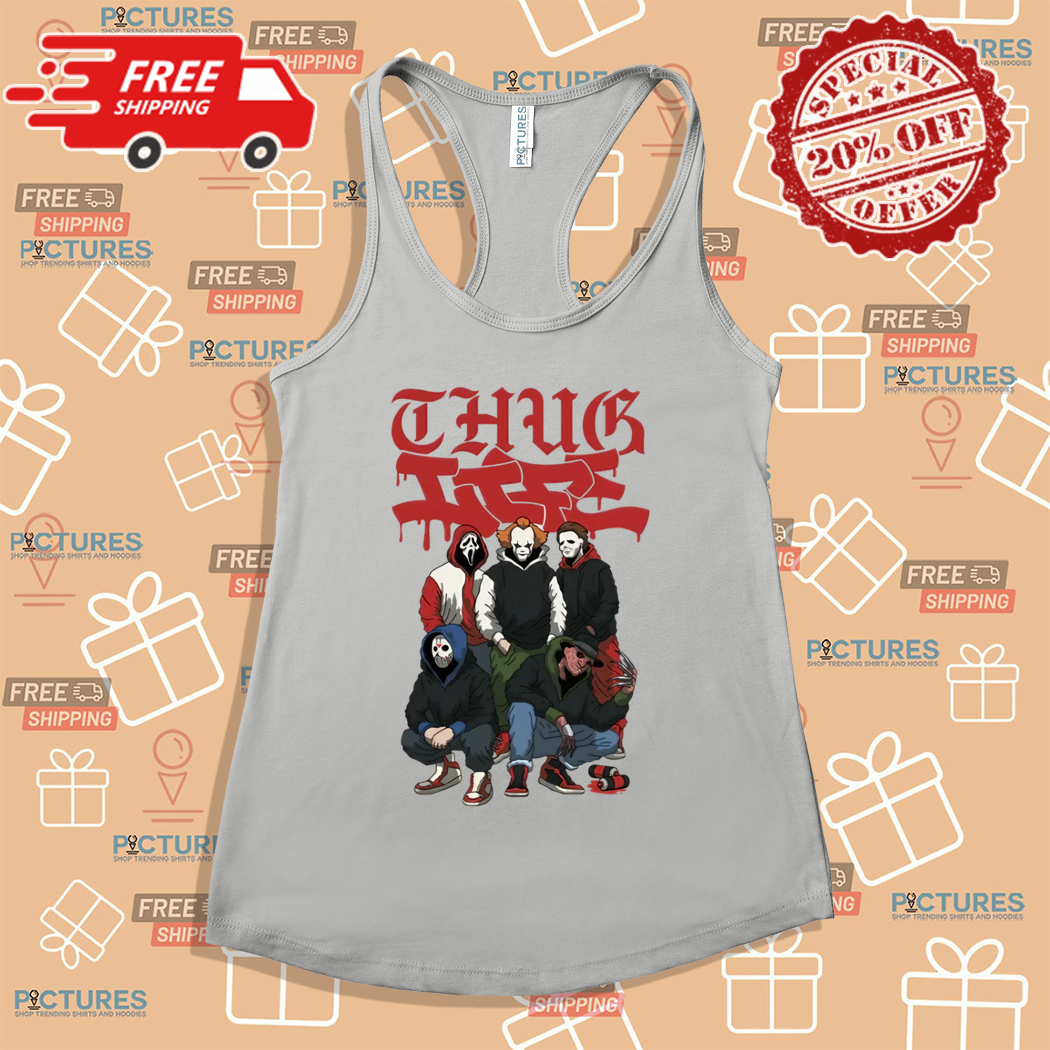 Thug Life Halloween Horror Characters Shirt Thug Life Halloween Horror Characters Shirt