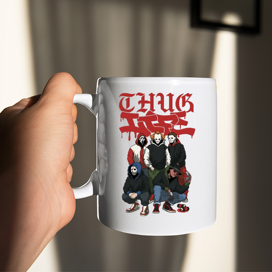 Thug Life Halloween Horror Characters Shirt Thug Life Halloween Horror Characters Shirt