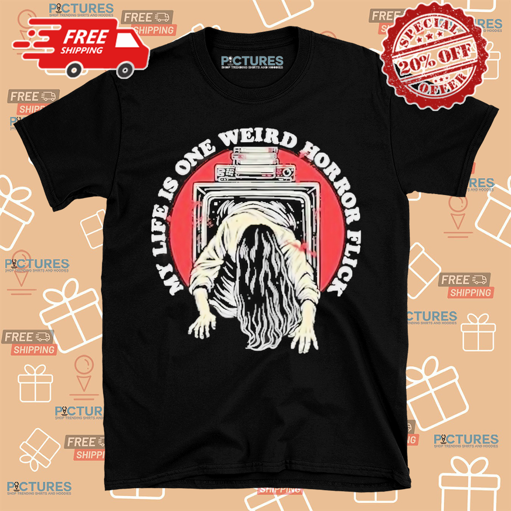 Top Ghost My Life Is One Weird Horror Flick Halloween 2024 Shirt
