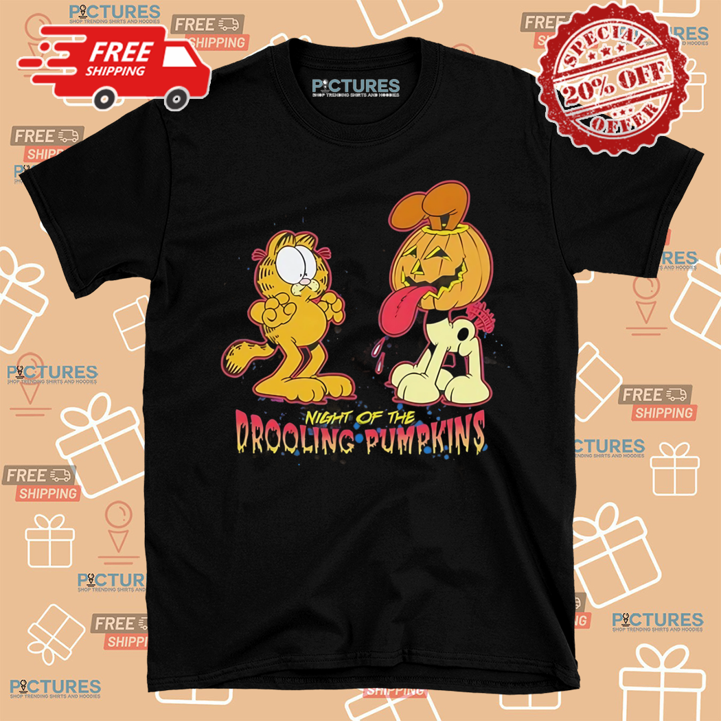 Garfield Night Of The Drooling Pumpkins Halloween 2024 Shirt