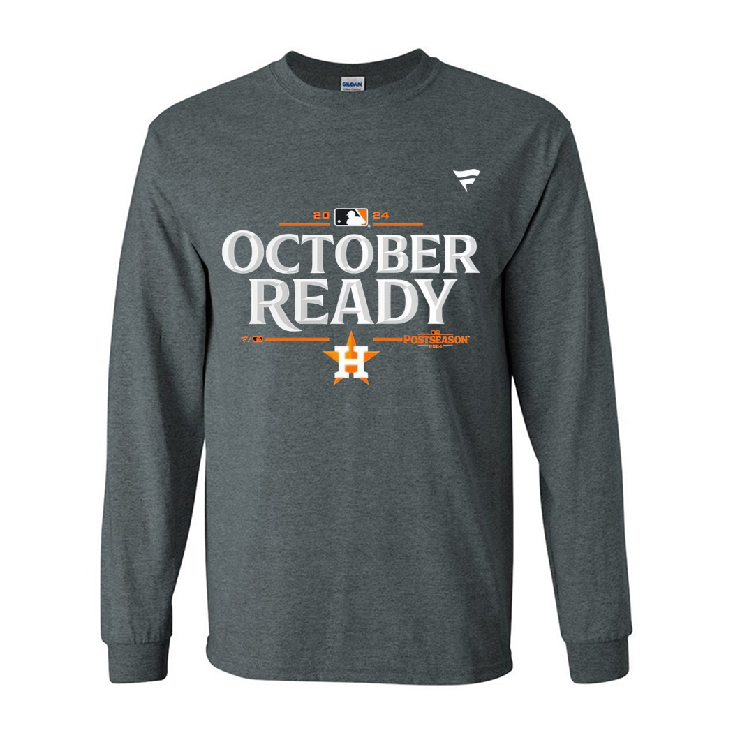 Houston Astros October Ready 2024 MLB Postseason Locker Room Shirt Houston Astros October Ready 2024 MLB Postseason Locker Room Shirt