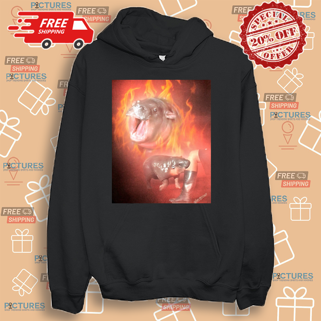 Hippo Moo Deng Fire Shirt Hippo Moo Deng Fire Shirt
