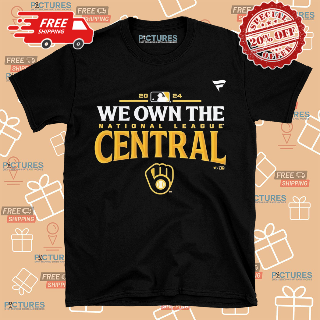 Milwaukee Brewers Fanatics Navy 2024 NL Central Division Shirt