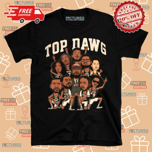 Top Dawg Kendrick Lamar ScHoolboy Q Jay Rock Ab Soul Isaiah Rashad SZA Shirt
