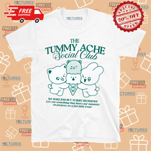 The Tummy Ache Social Club Ice Cream Shirt