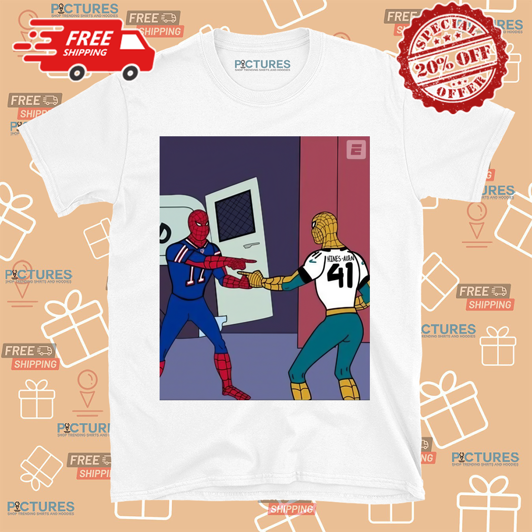 Josh Allen Vs Josh Hines Allen Jaguars Bills Spider Man 2024 Nfl Game Shirt