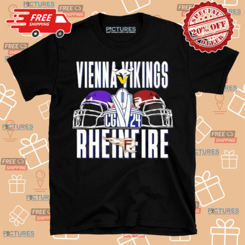 Vienna Vikings Vs Rhein Fire Game September 22 2024 Shirt