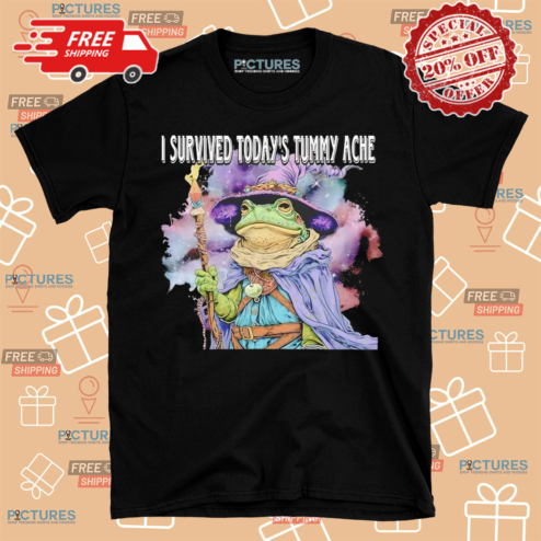 Frog Witch I Survived Todays Tummy Ache Shirt