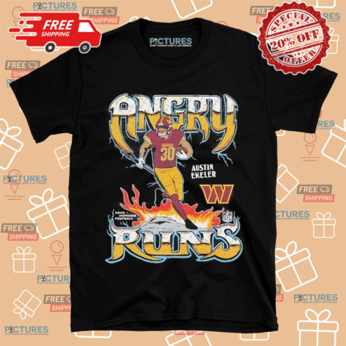 Angry Runs 2024 Commanders Austin Ekeler Player Shirt