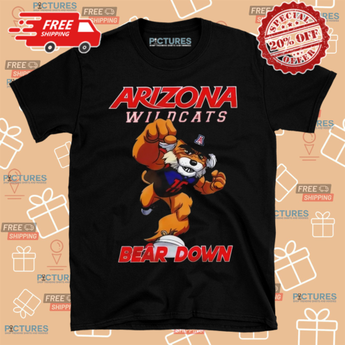 Arizona Wildcats Football Team Class Of 2024 Bear Down Mascot Shirt
