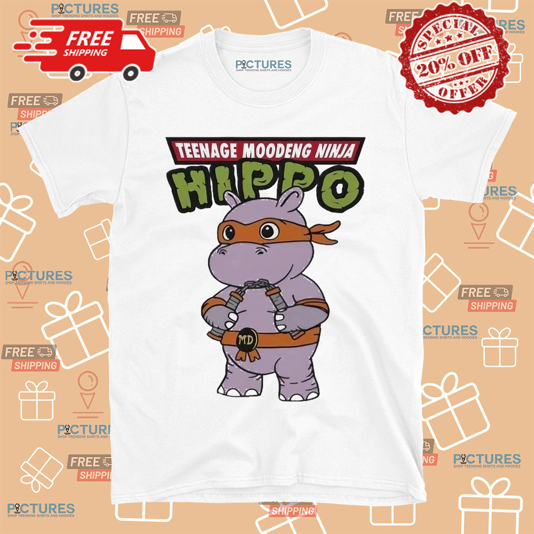 Moo Deng Teenage Moodeng Ninja Hippo 2024 Shirt