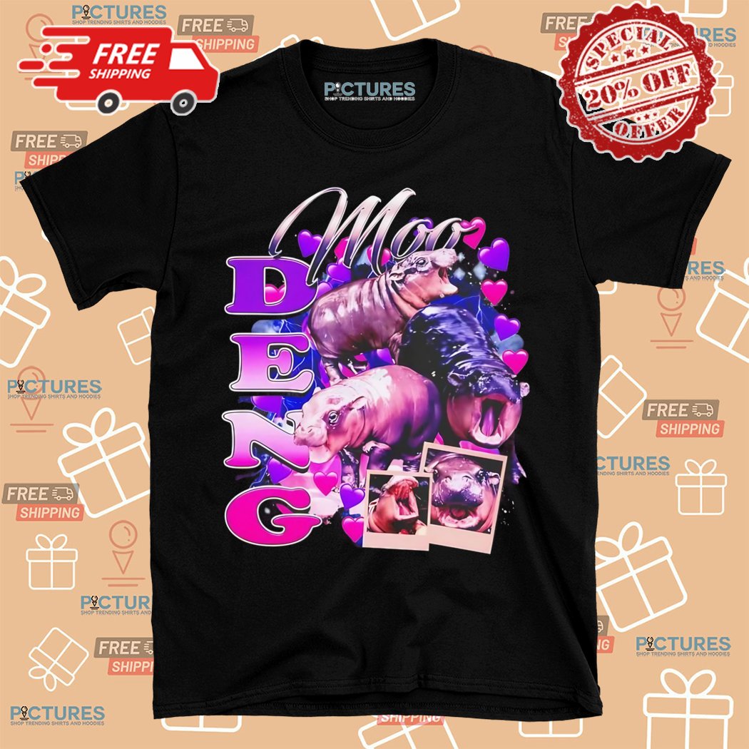 Tiny Hippo Moo Deng Vintage Bootleg Shirt