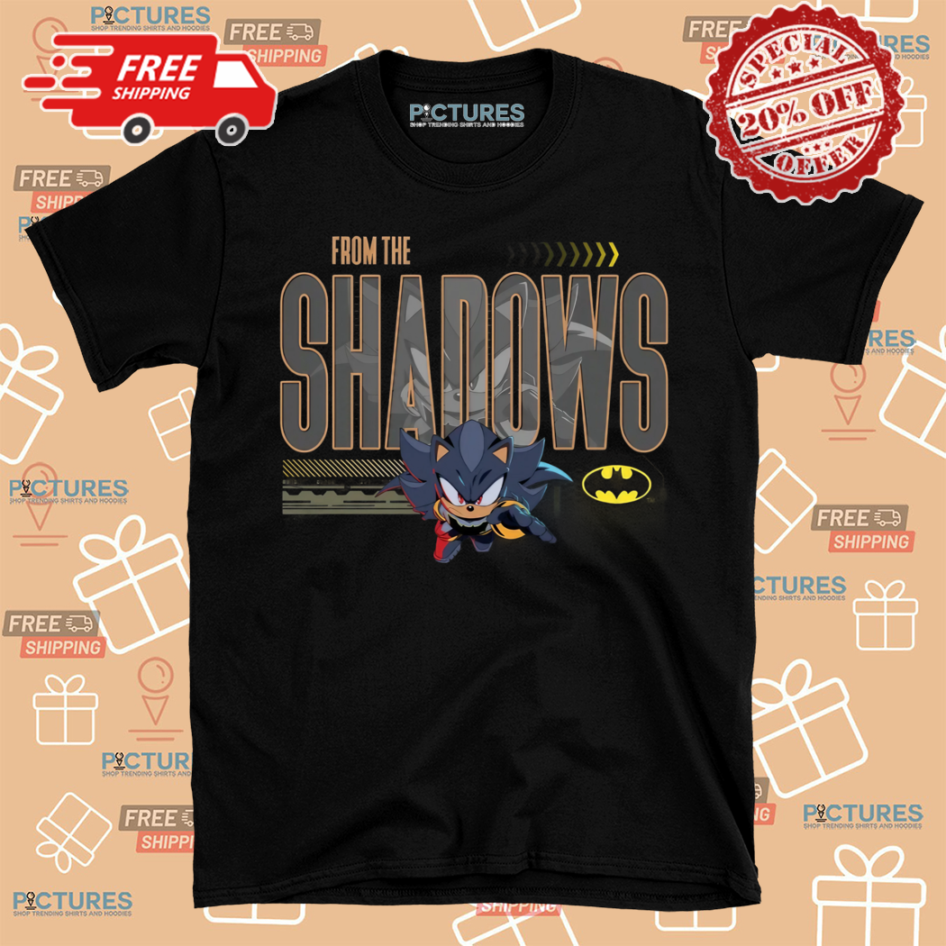 Sonic From The Shadows Batman Logo Shirt