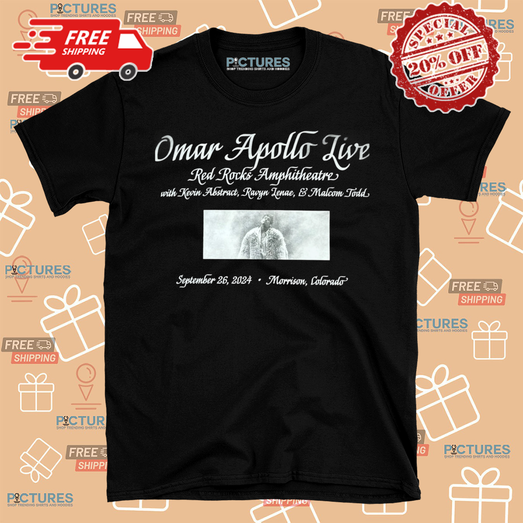 Omar Apollo Live Red Rocks Amphitheatre Shirt