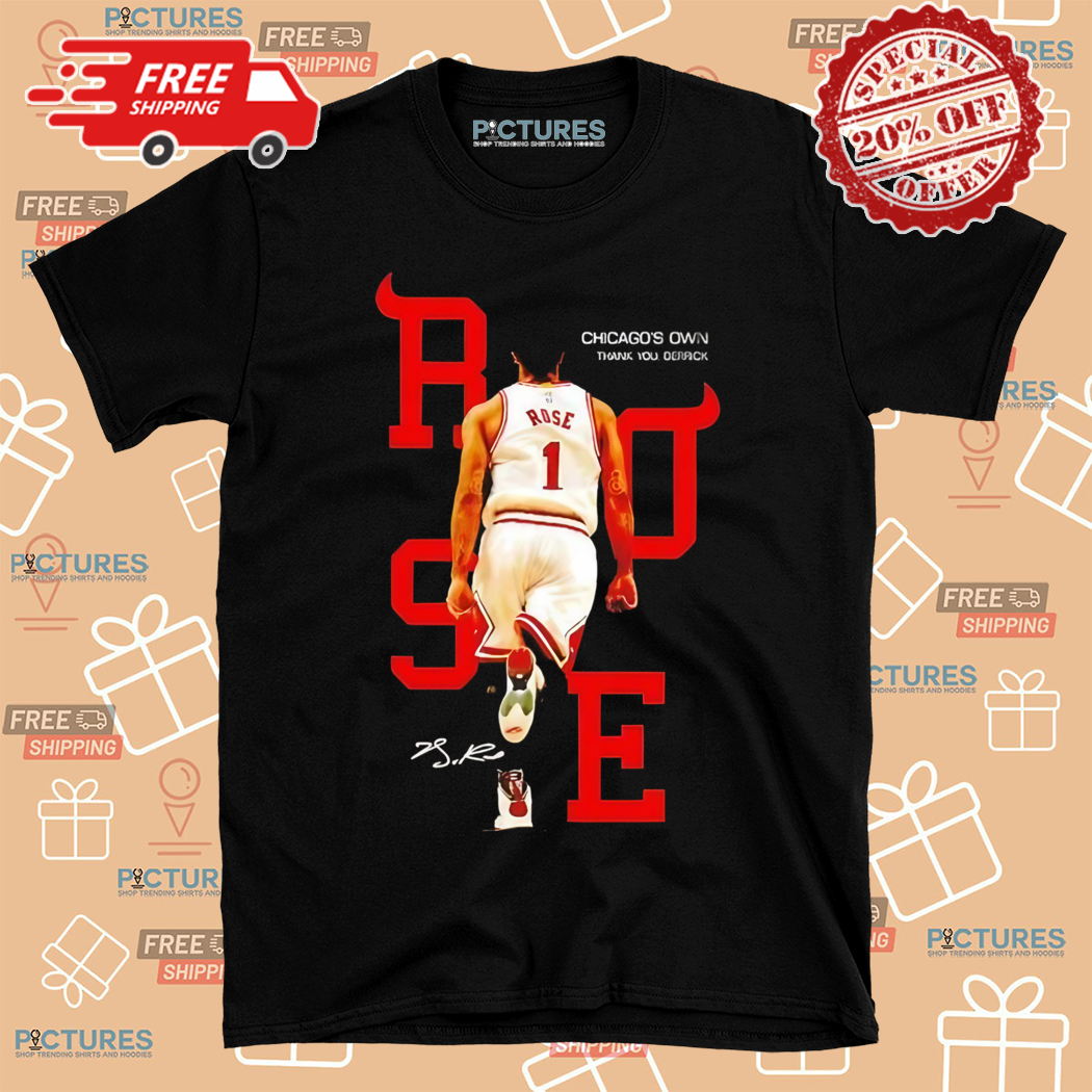 Thank you Derrick Rose Chicago Bulls Retirement Signature 2024 Shirt